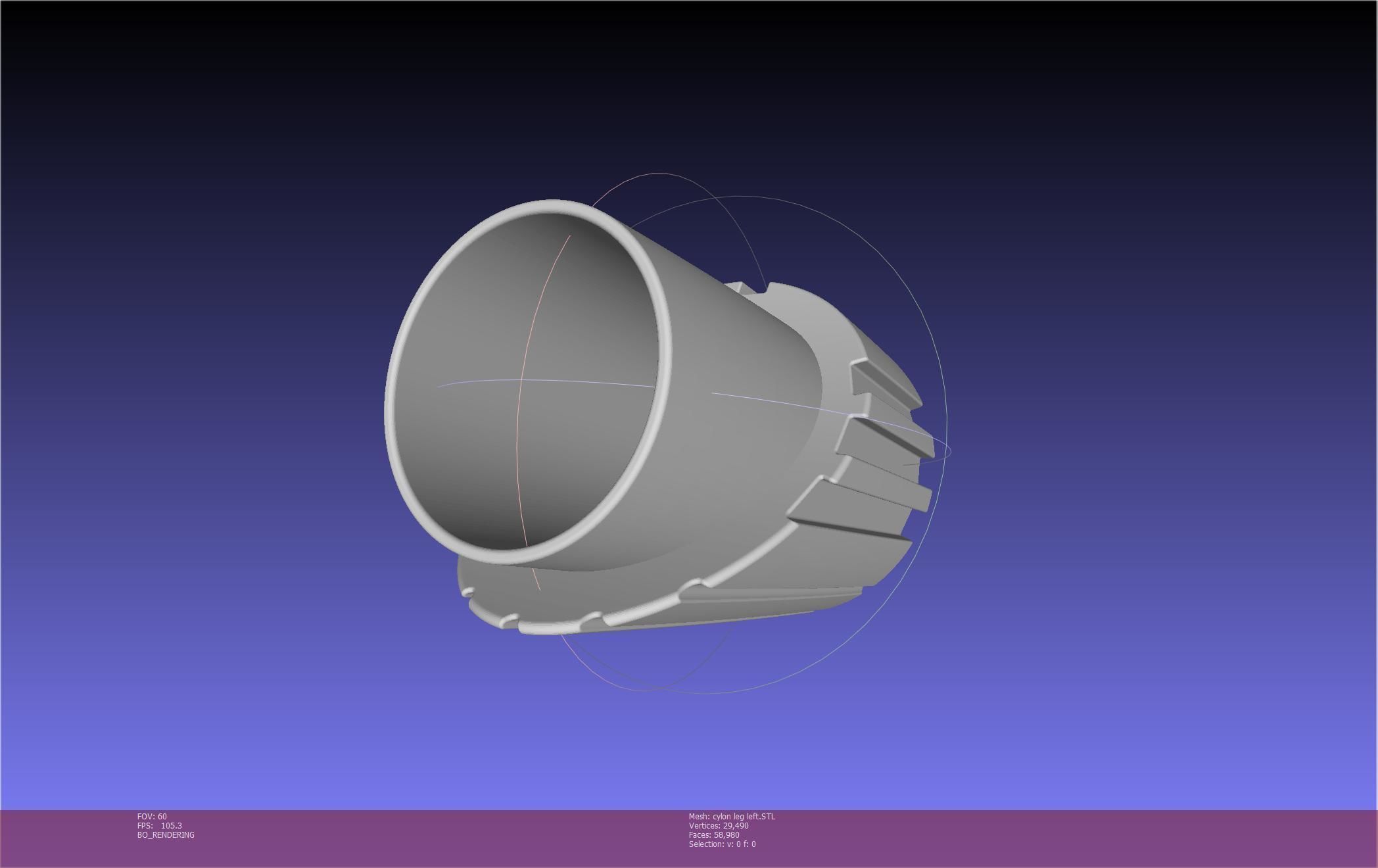 Battlestar Galactica Cylon Leg And Beltclips 3D print model_29