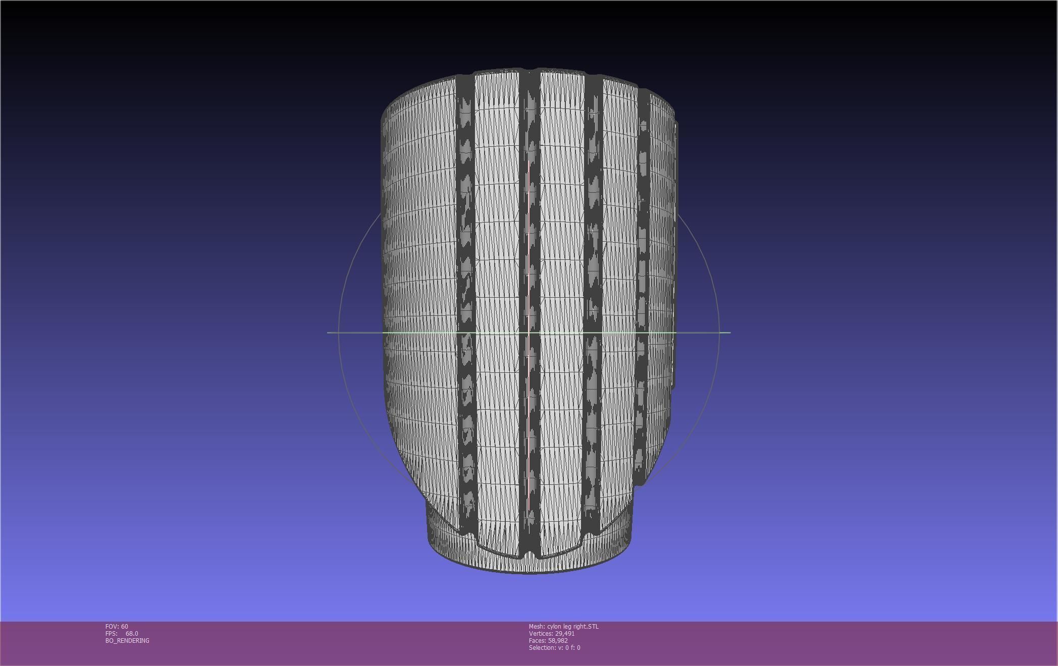 Battlestar Galactica Cylon Leg And Beltclips 3D print model_35