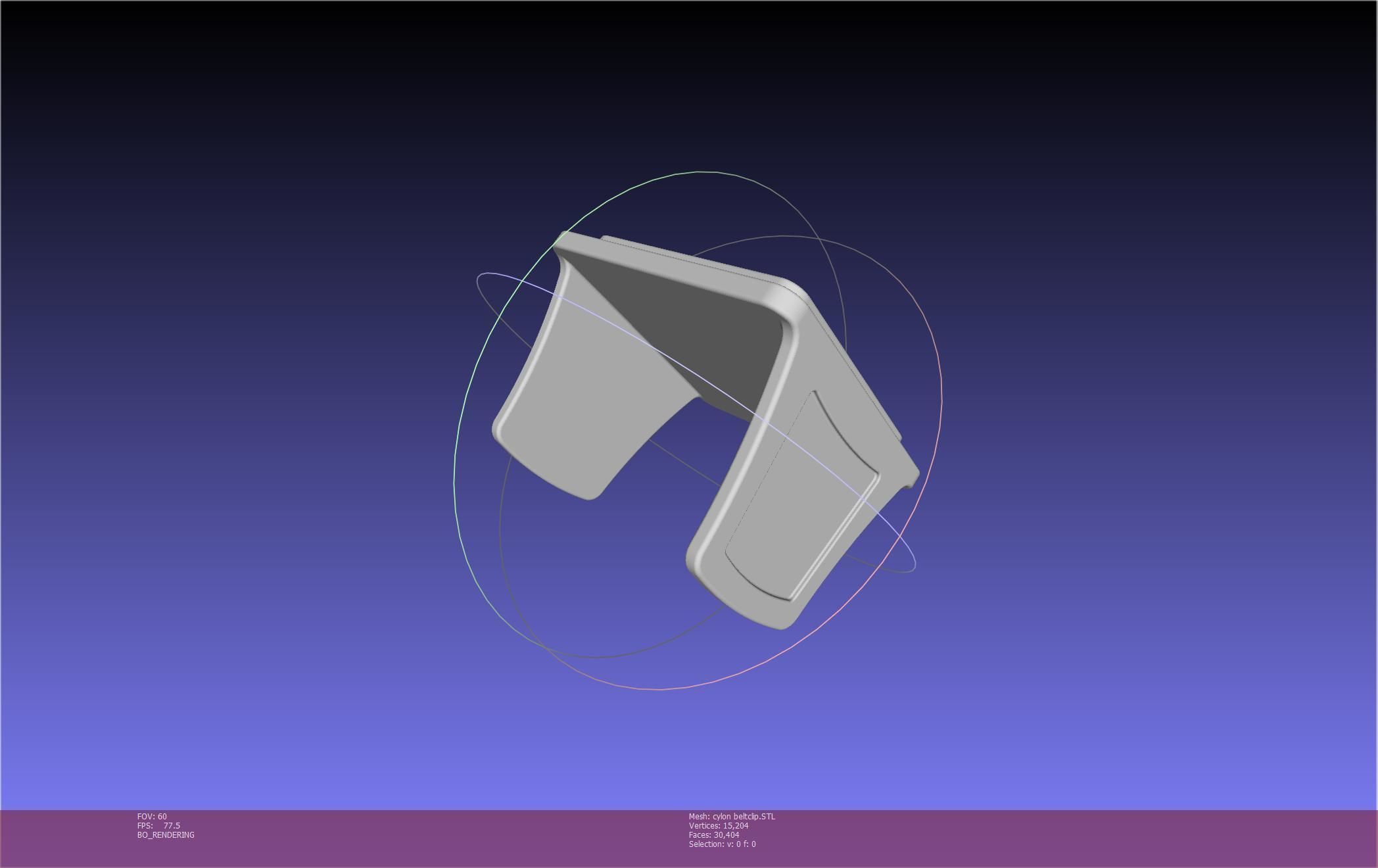 Battlestar Galactica Cylon Leg And Beltclips 3D print model_4