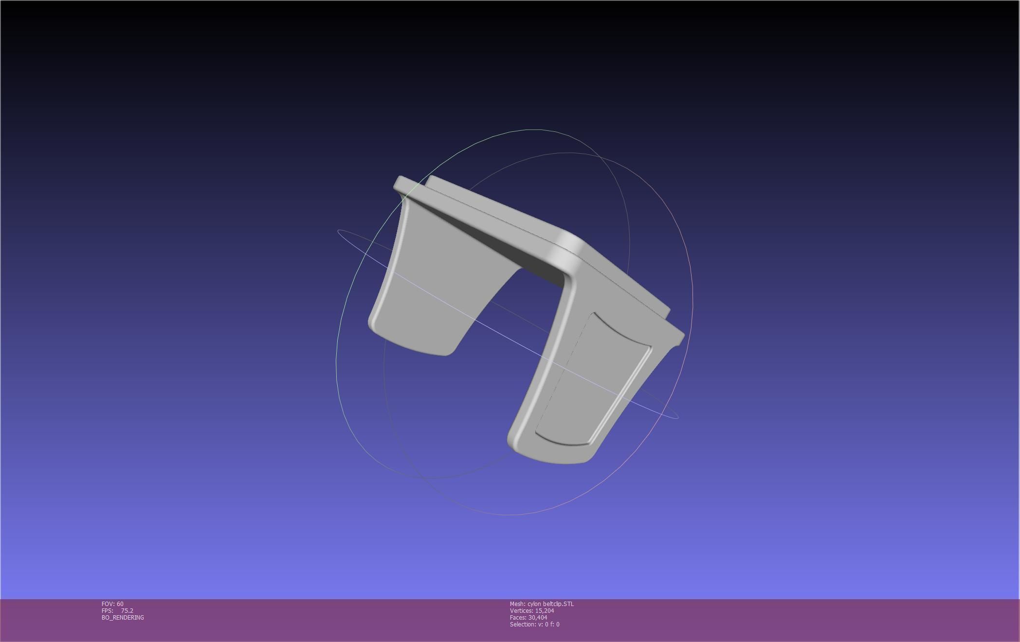Battlestar Galactica Cylon Leg And Beltclips 3D print model_3