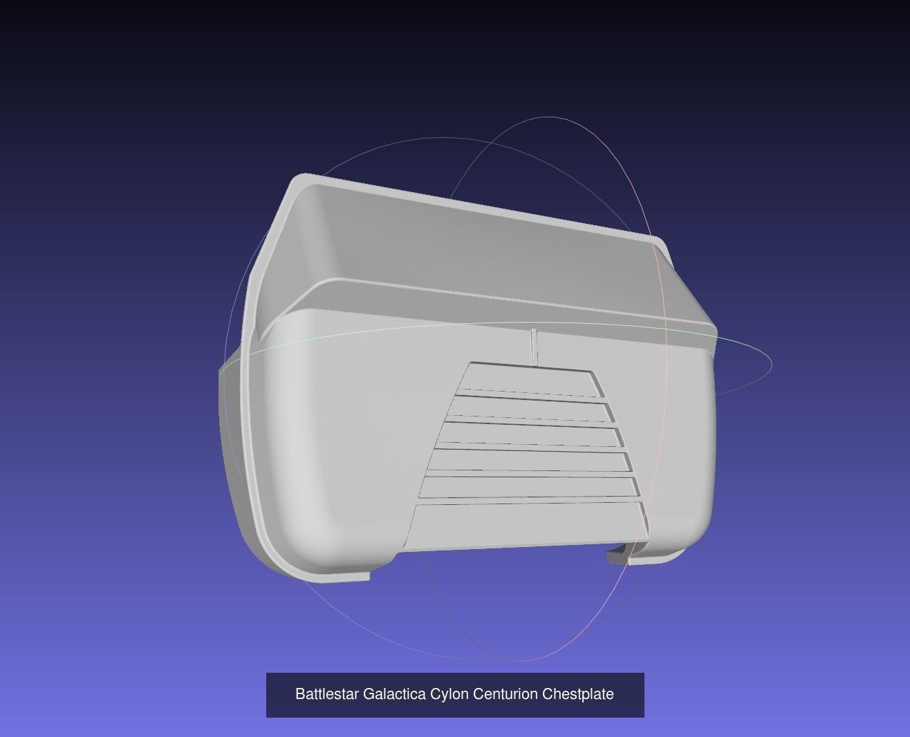 Battlestar Galactica Cylon Costume Set 3D Model Collection_2