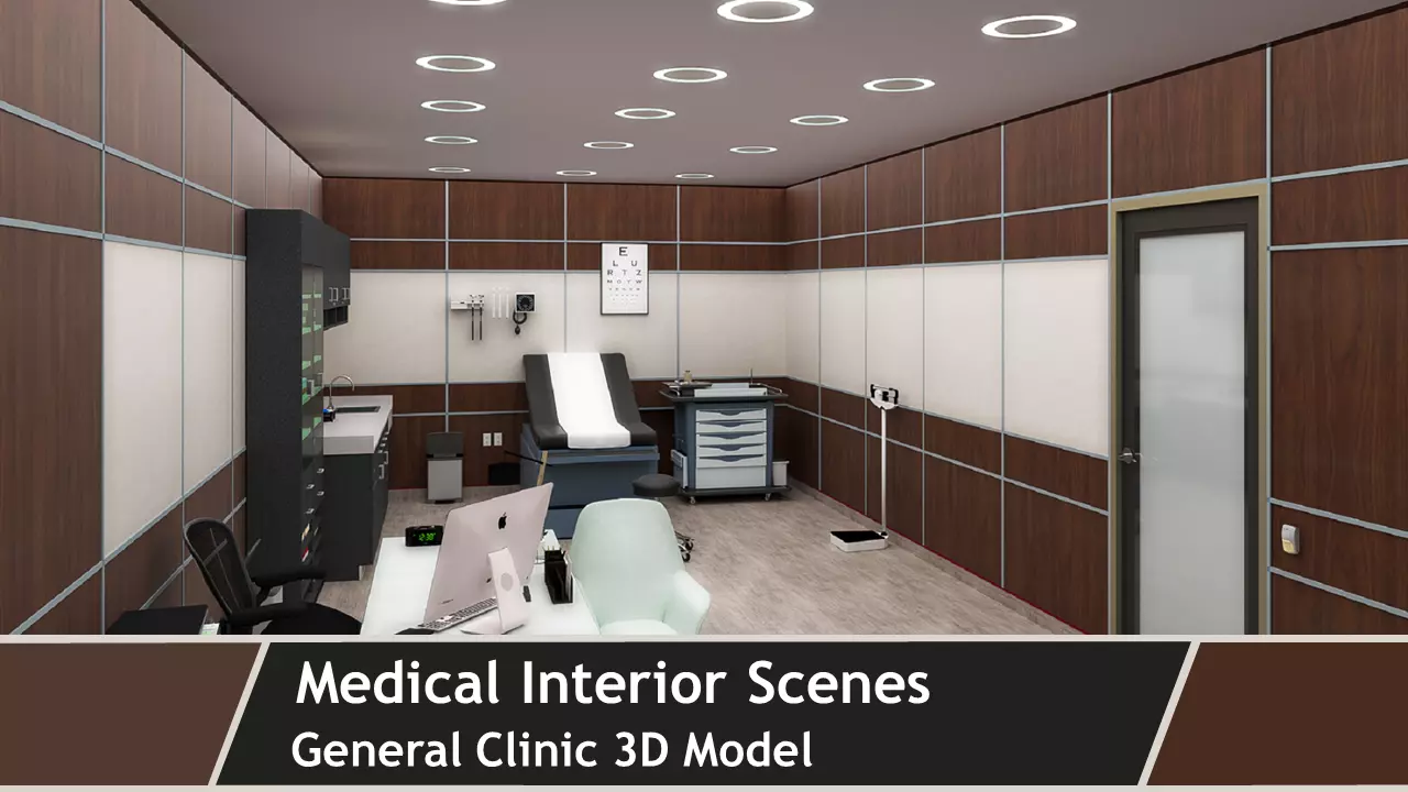 MEDICAL SPACES-DOCTOR OFFICE-GENERAL CLINIC 3D model_0