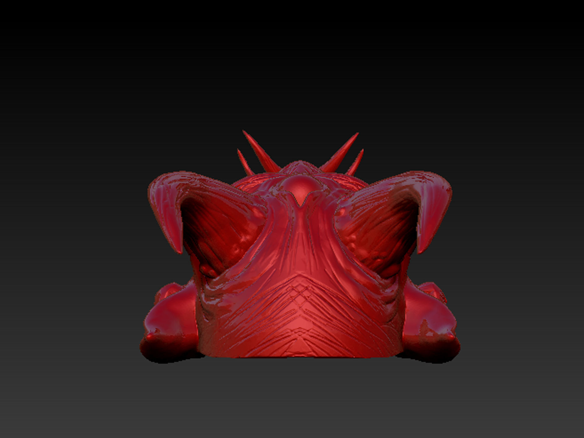 Oni Mask V2 3D print model_3