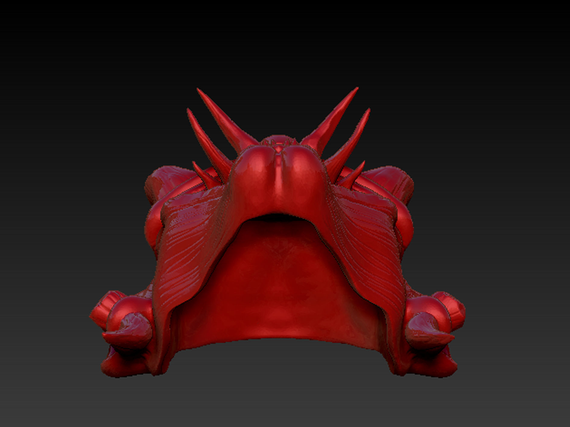 Oni Mask V2 3D print model_4