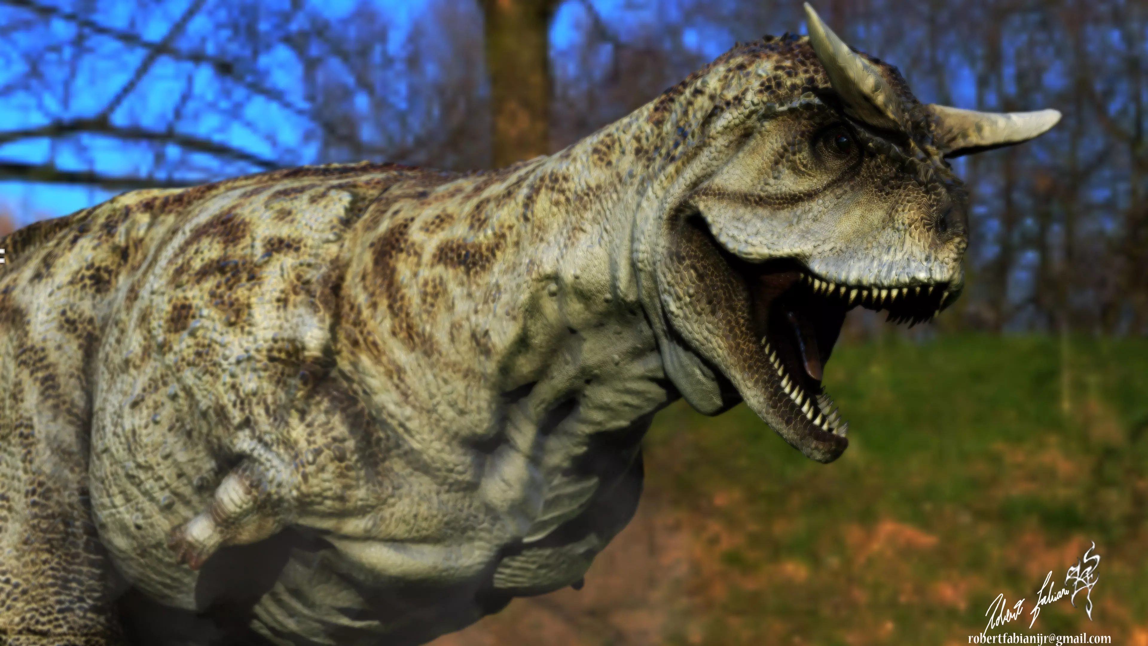 Carnotaurus t - rex 3D model_0