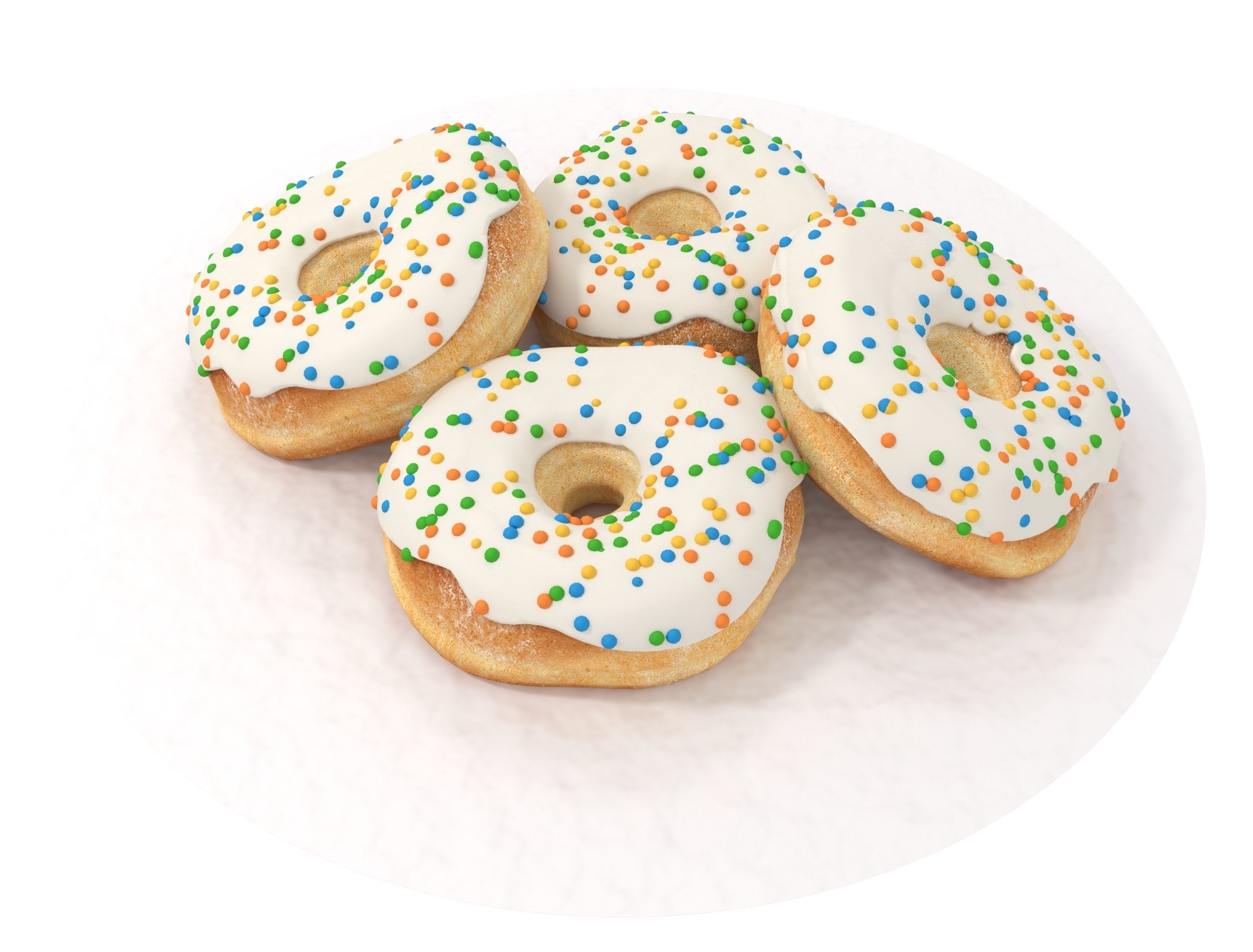 Donuts 3D model_5