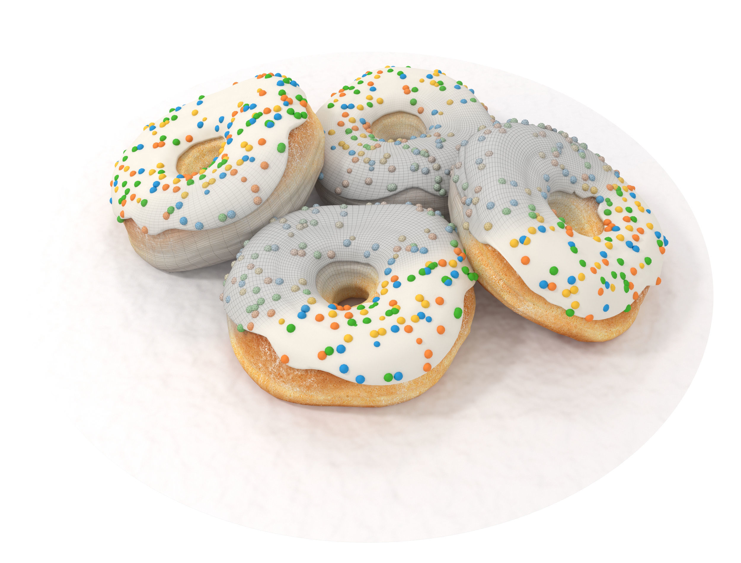 Donuts 3D model_8
