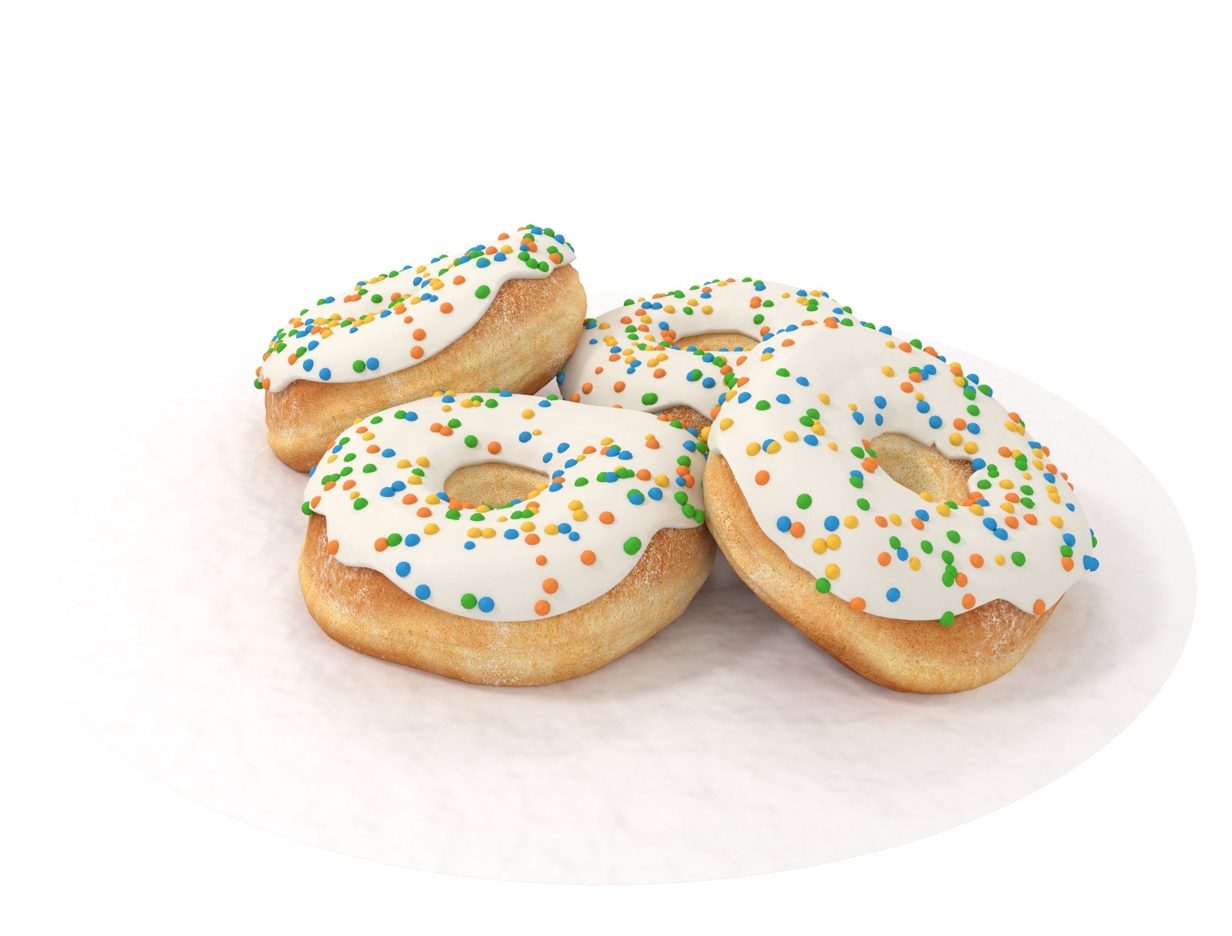 Donuts 3D model_2