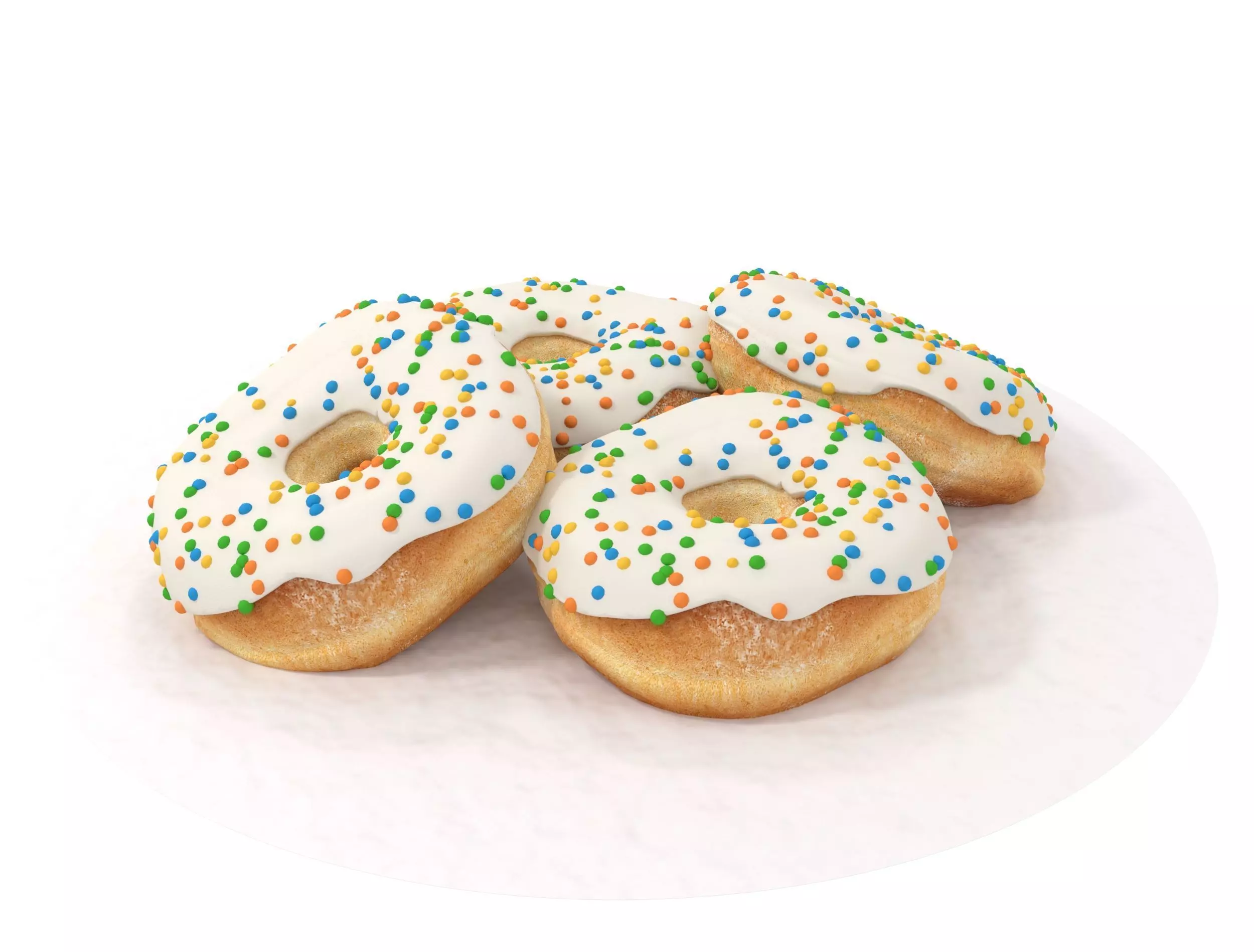 Donuts 3D model_0