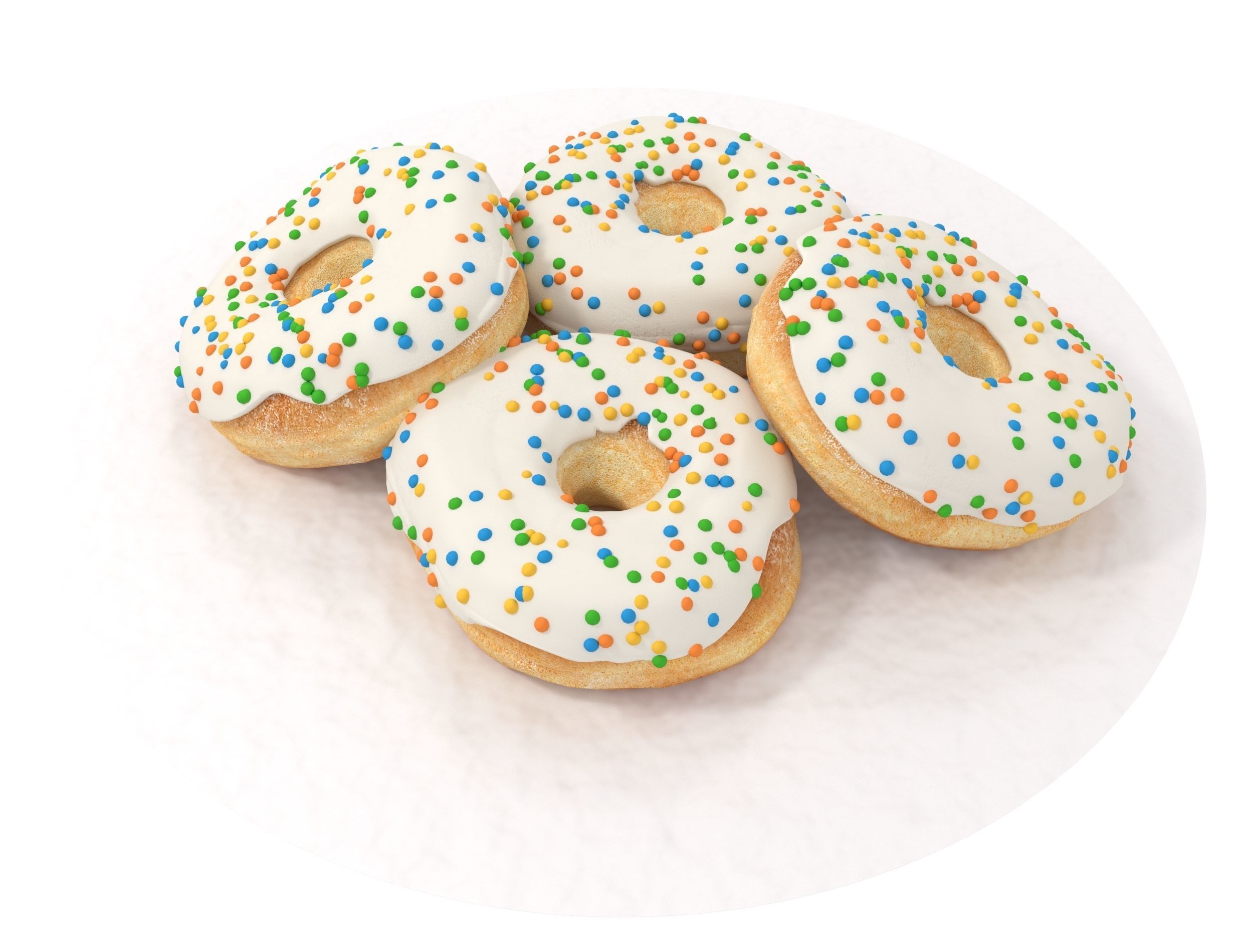 Donuts 3D model_6