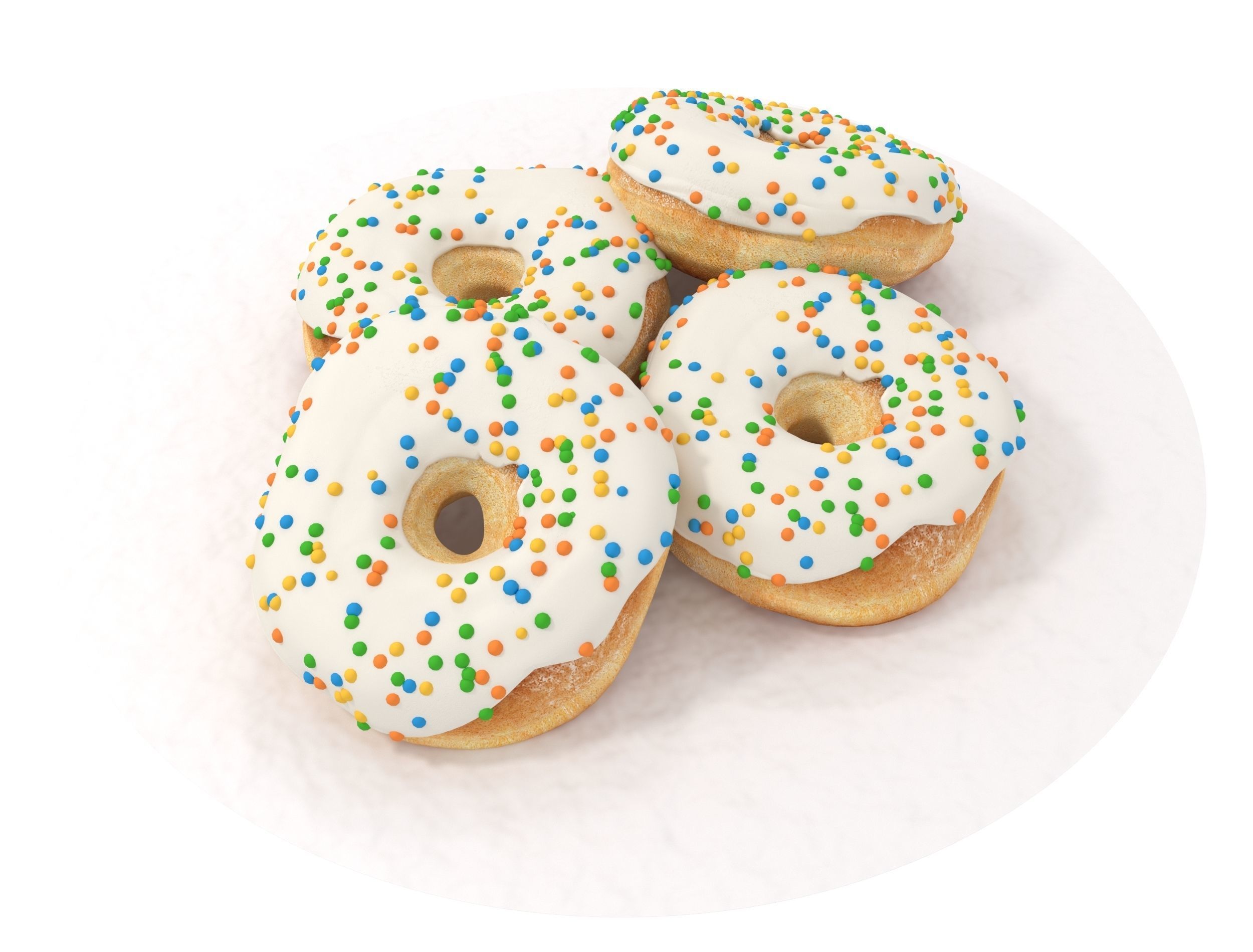 Donuts 3D model_3