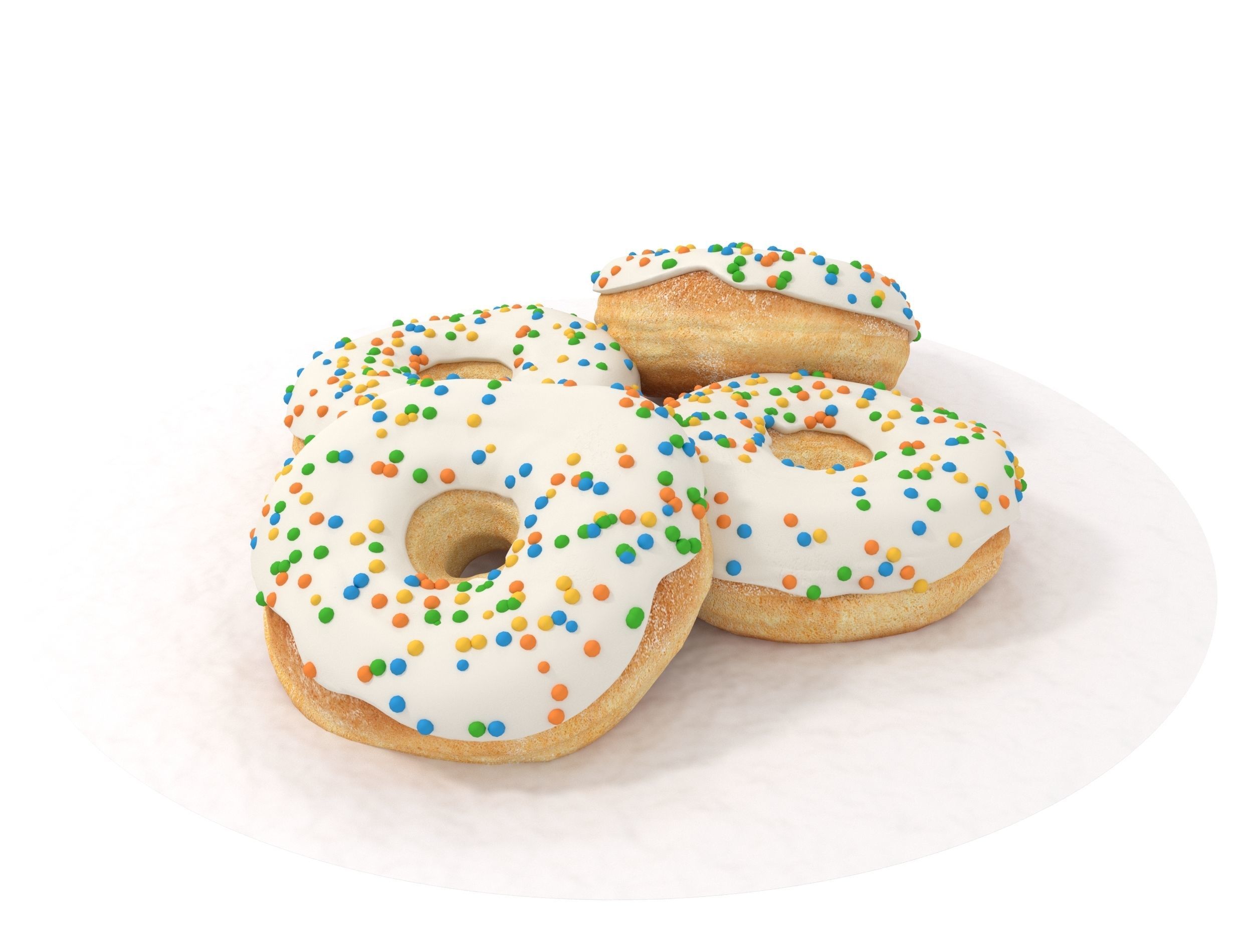 Donuts 3D model_4