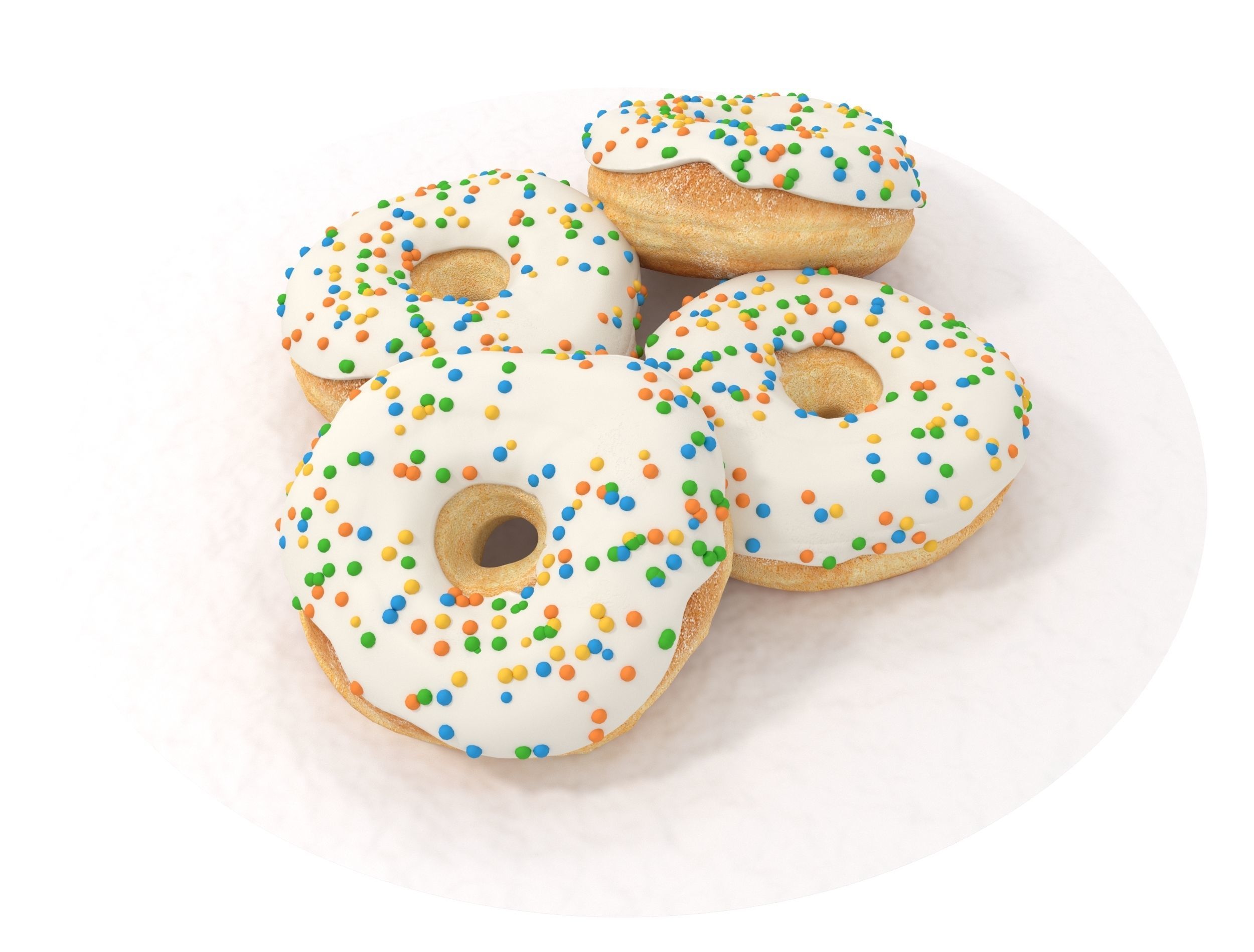 Donuts 3D model_7