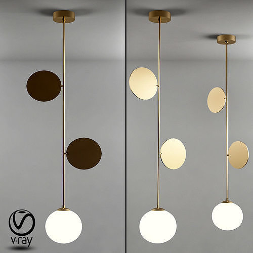 Areti Plates Pendant 3D model