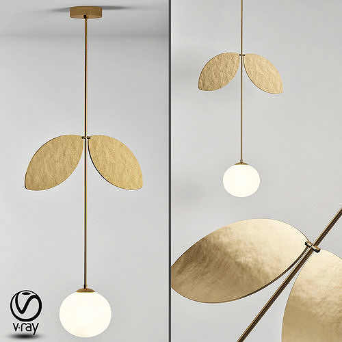 Chandelier Areti Plant Pendant 3D model