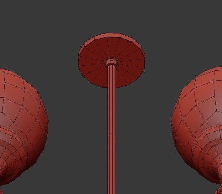 Chandelier Ball Valley Arredoluce Chandelier 3D model_4