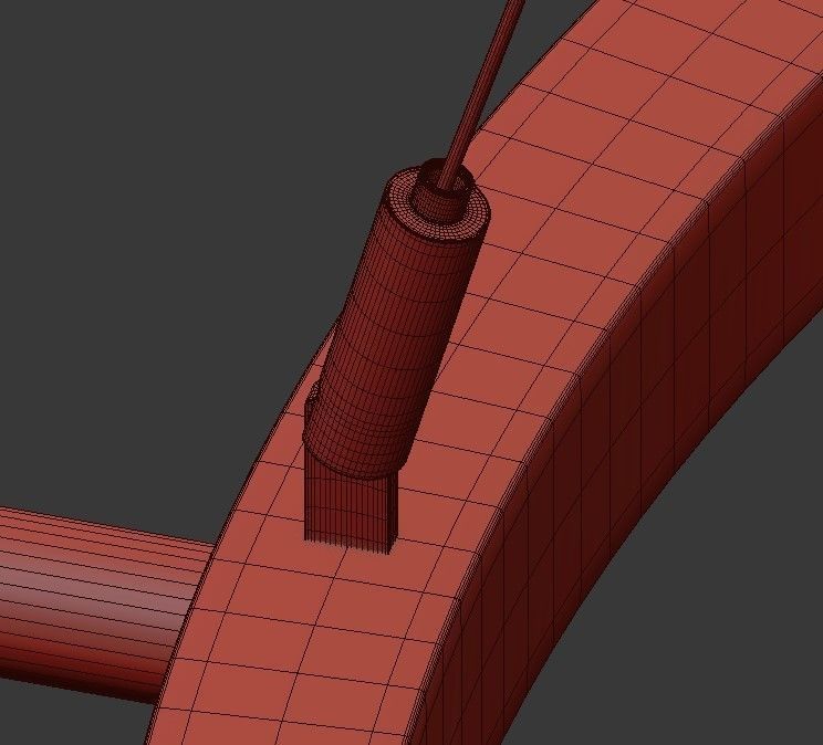 Flute Chandelier 3D model_2