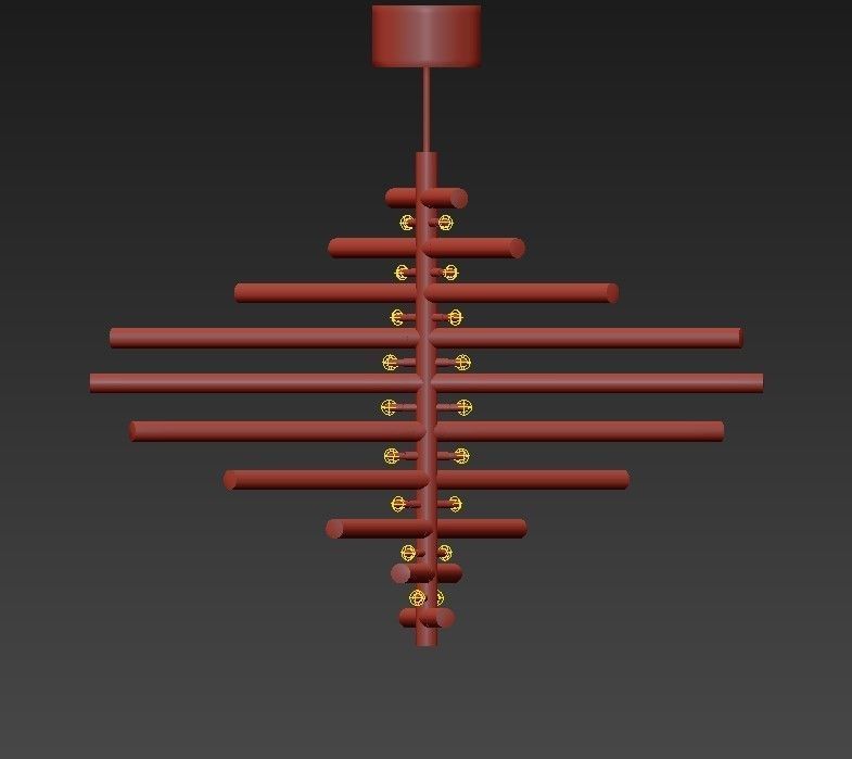 Eos Chandelier 3D model_4