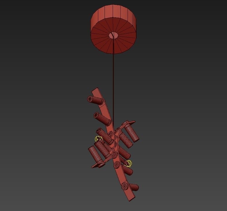Flexus hanging lamp 3D model_3
