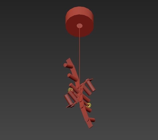 Flexus hanging lamp 3D model_2