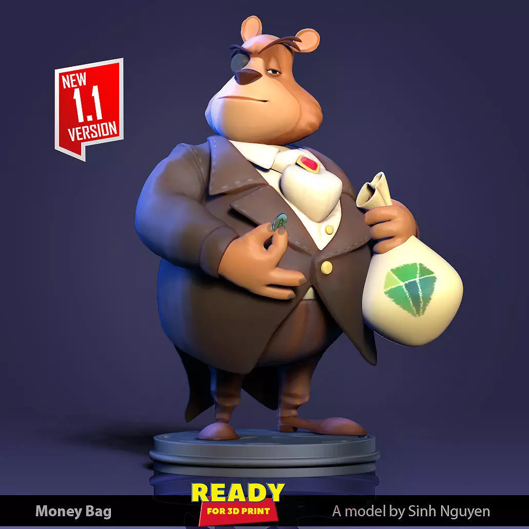 Money Bag - Spyro Reignited Trilogy Fanart 3D print model_0