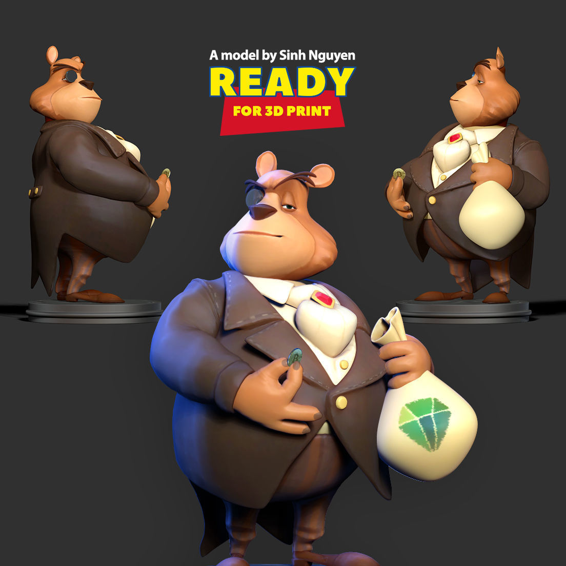 Money Bag - Spyro Reignited Trilogy Fanart 3D print model_1