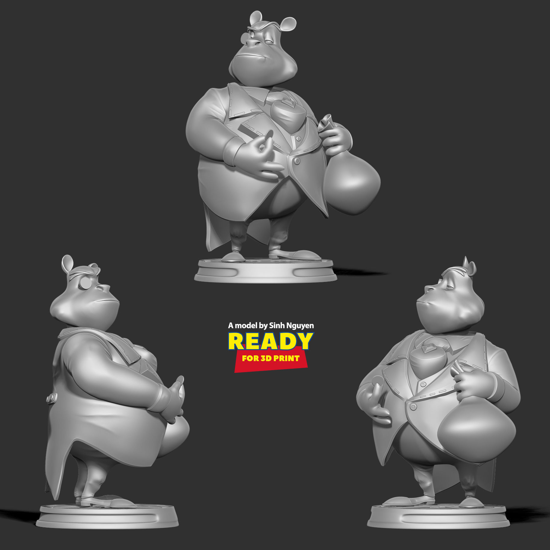 Money Bag - Spyro Reignited Trilogy Fanart 3D print model_5