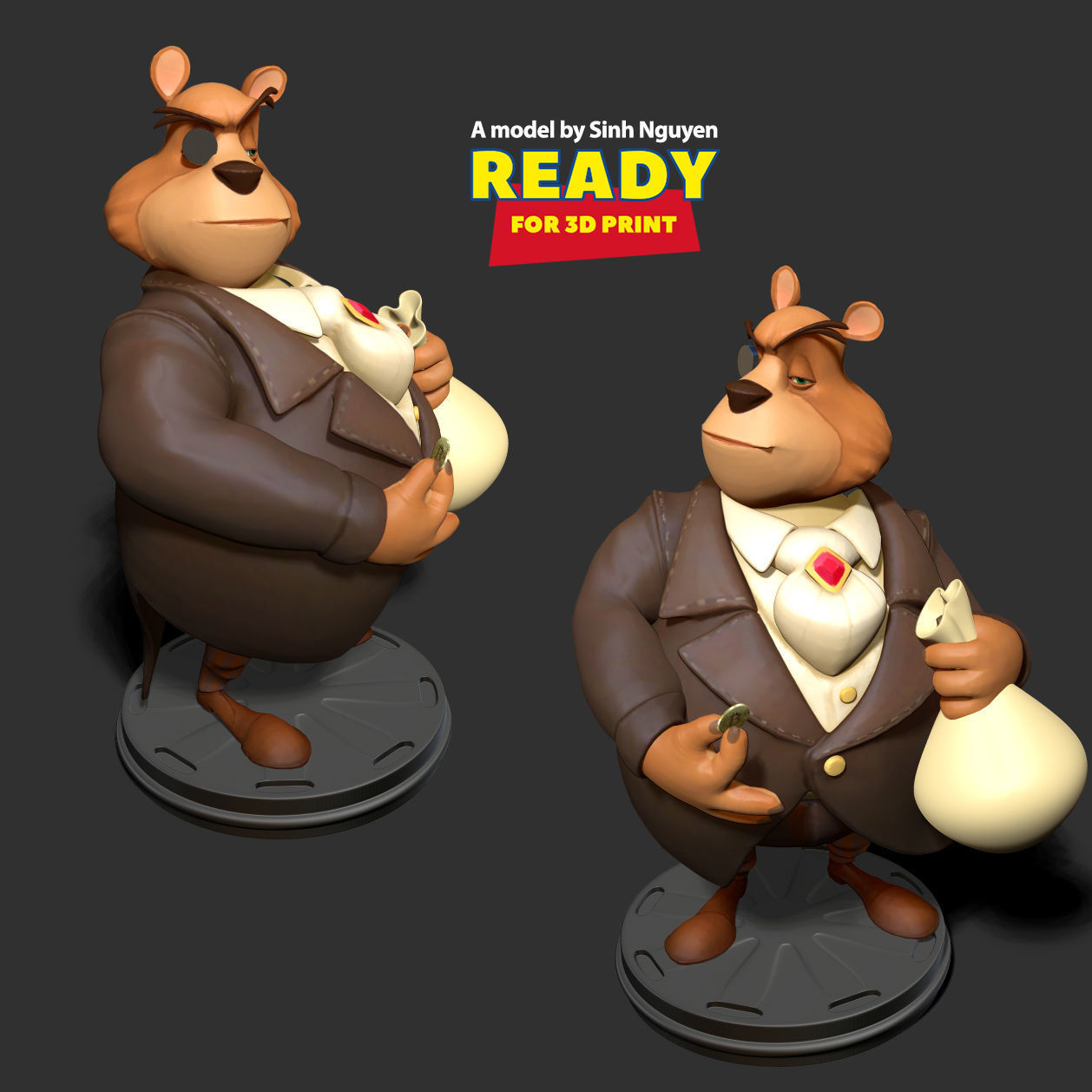 Money Bag - Spyro Reignited Trilogy Fanart 3D print model_4