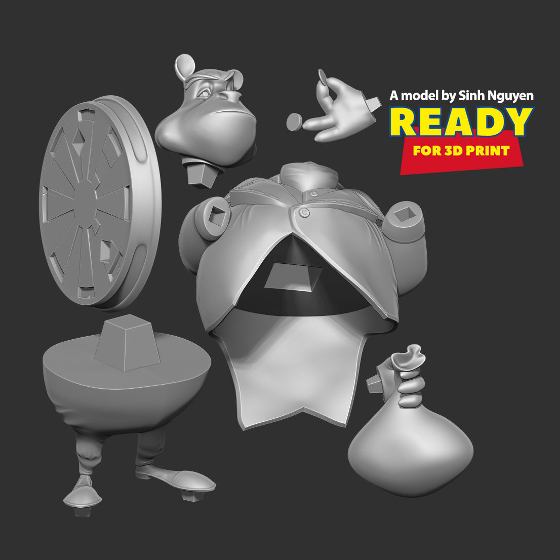 Money Bag - Spyro Reignited Trilogy Fanart 3D print model_2