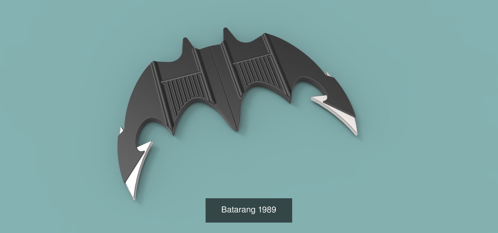 Batarangs and ninja shuriken 3D Model Collection_2