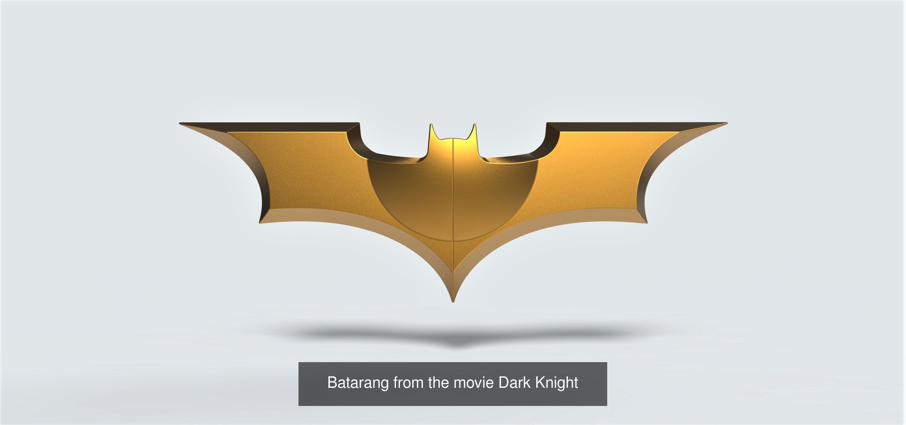 Batarangs and ninja shuriken 3D Model Collection_7