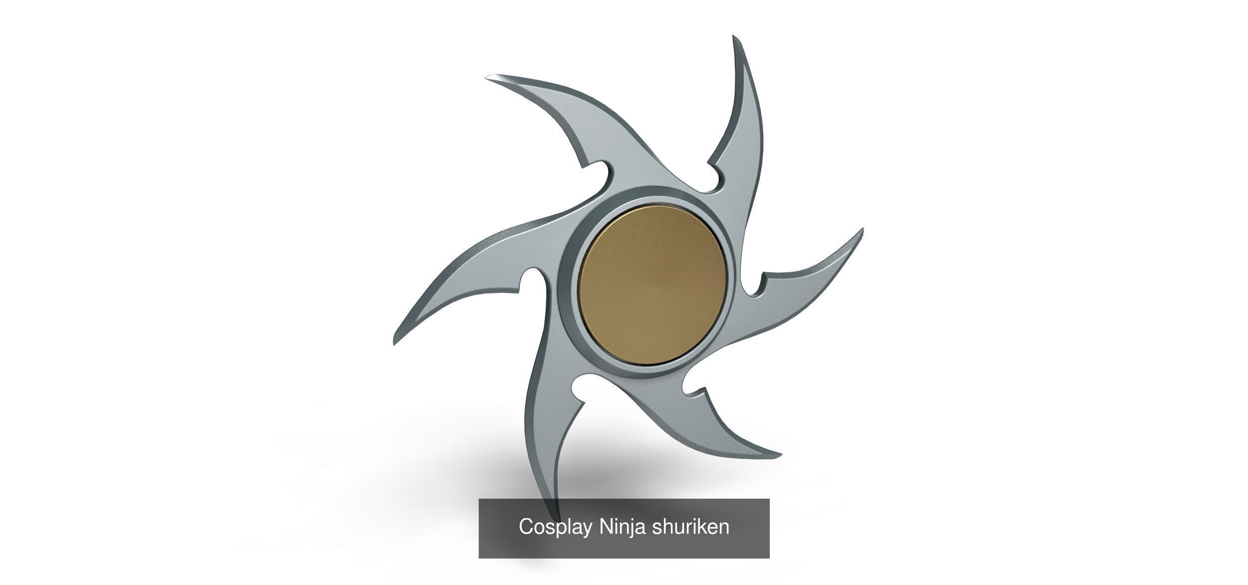 Batarangs and ninja shuriken 3D Model Collection_8