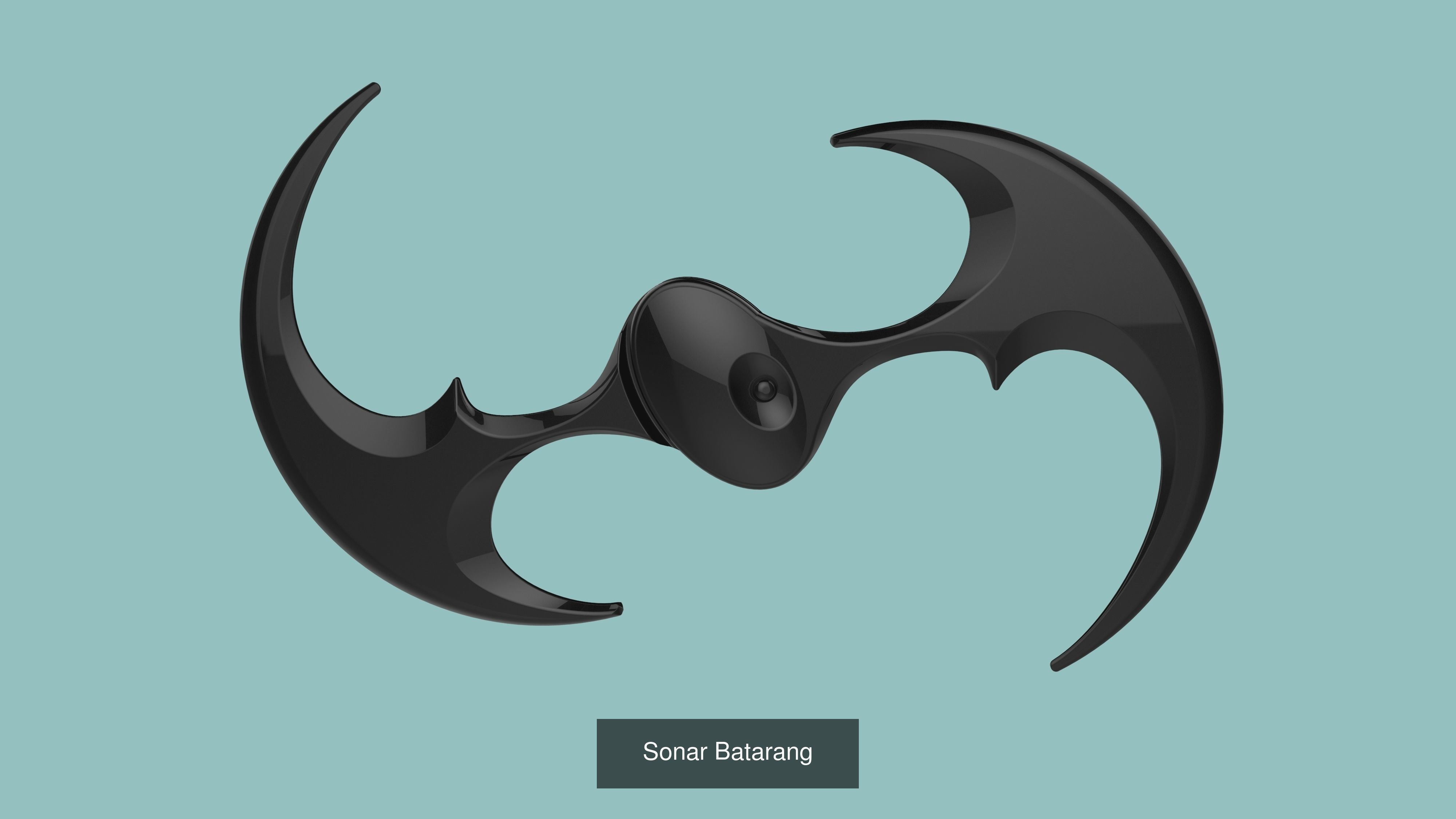 Batarangs and ninja shuriken 3D Model Collection_3