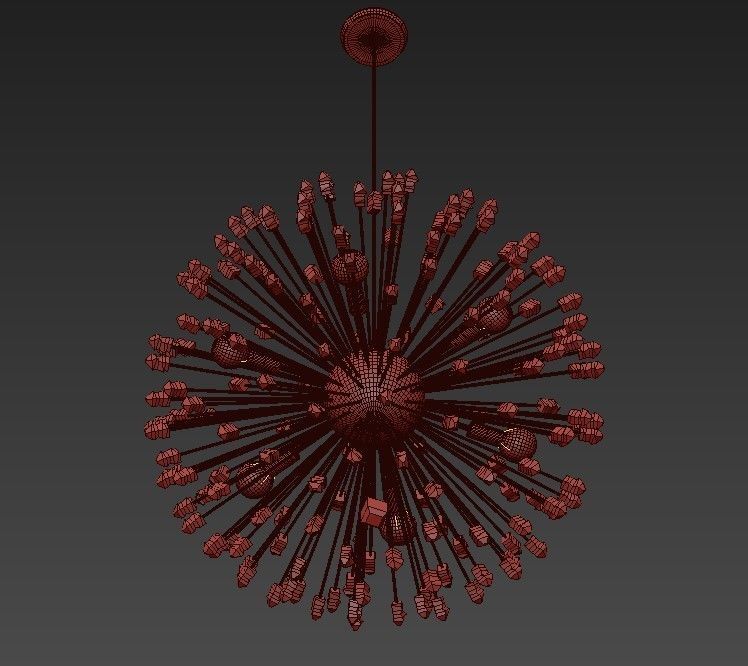RAY QUARTZ PENDANT LIGHT 3D model_3