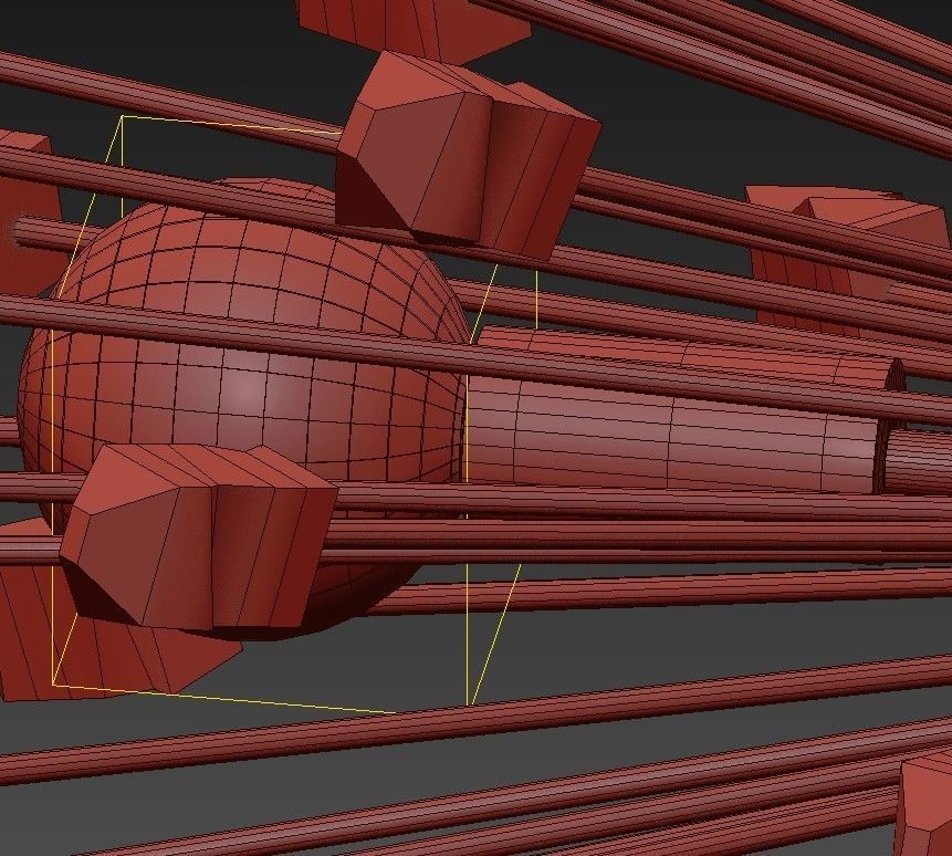 RAY QUARTZ PENDANT LIGHT 3D model_5