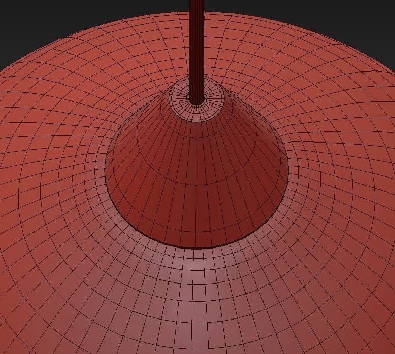 FIREFLY 9 BULB BRASS PENDANT LIGHT 3D model_6