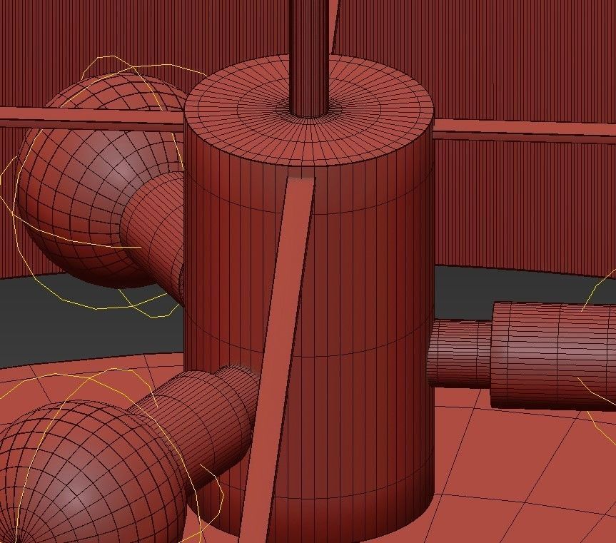 EQUATOR WHITE OVERSIZED PENDANT LIGHT 3D model_6