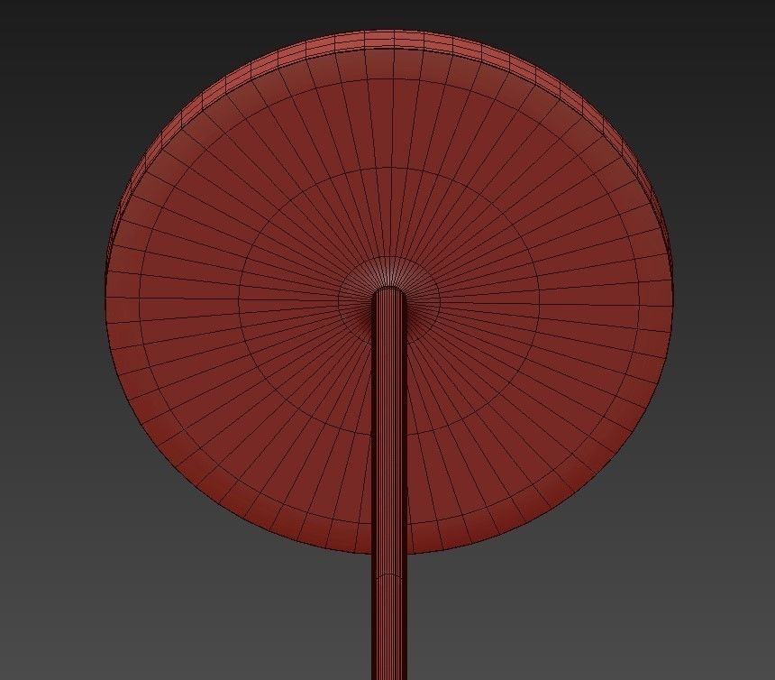 EQUATOR WHITE OVERSIZED PENDANT LIGHT 3D model_4