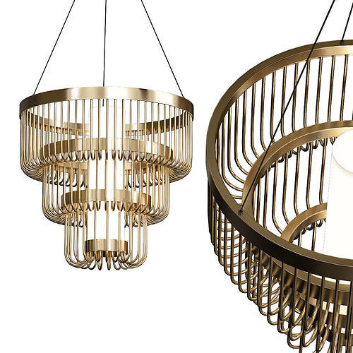 TARTE TIERED CHANDELIER 3D model