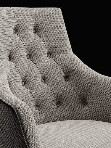 Chair Dining C Low-poly 3D model 5