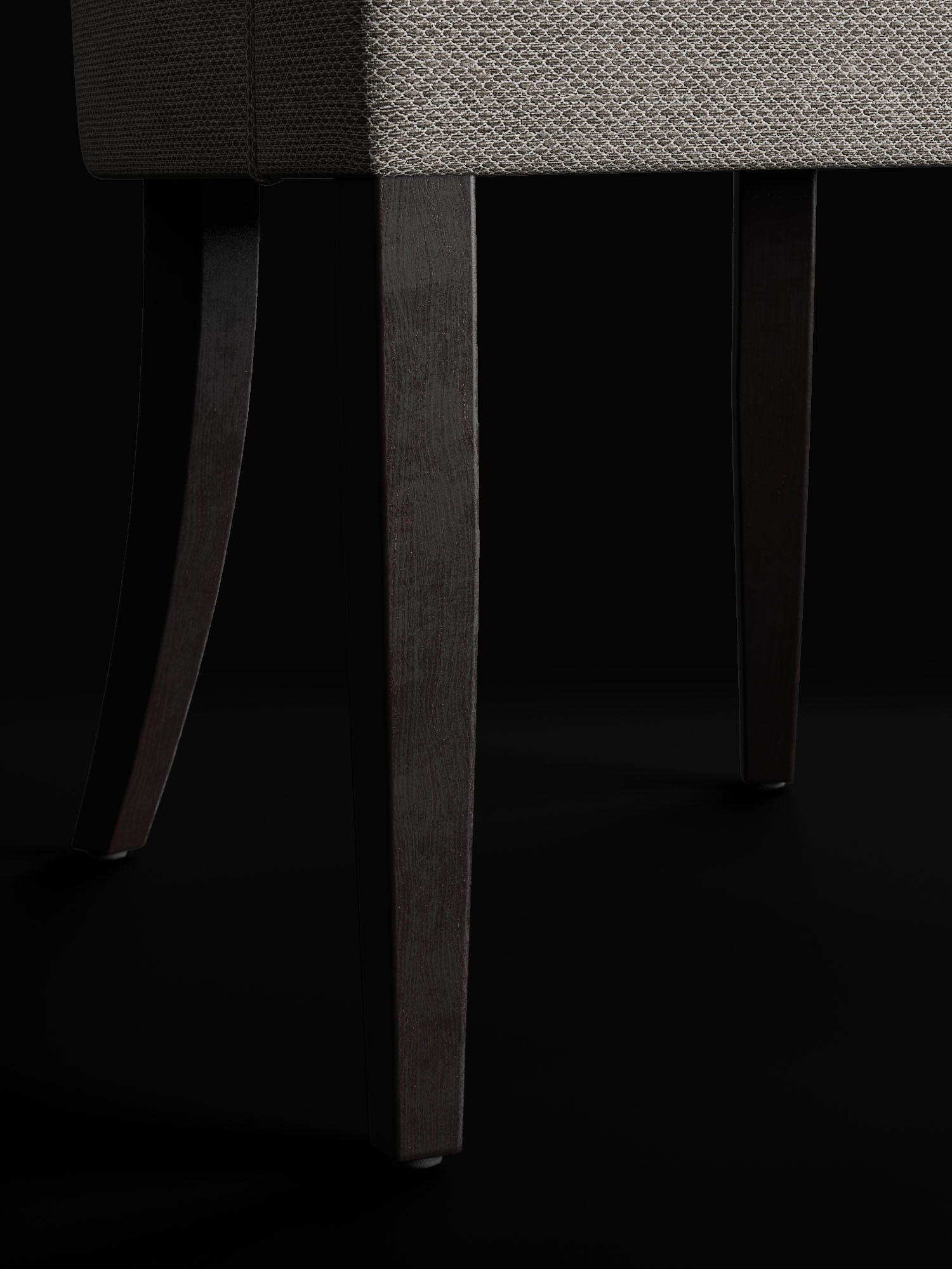 Chair Dining C Low-poly 3D model_6