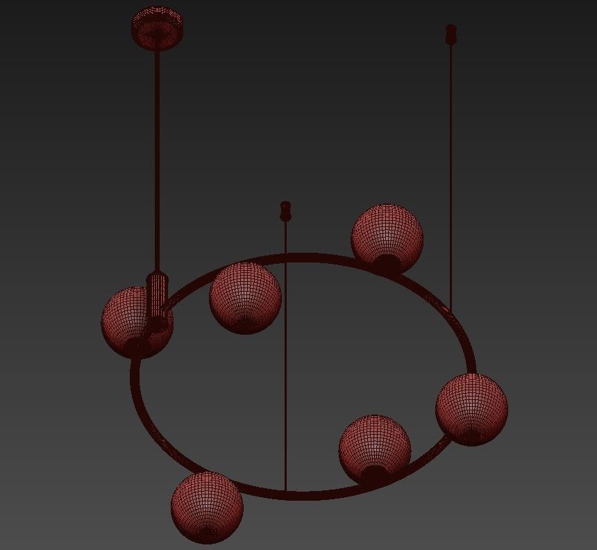 Ring Pandant 3D model_2