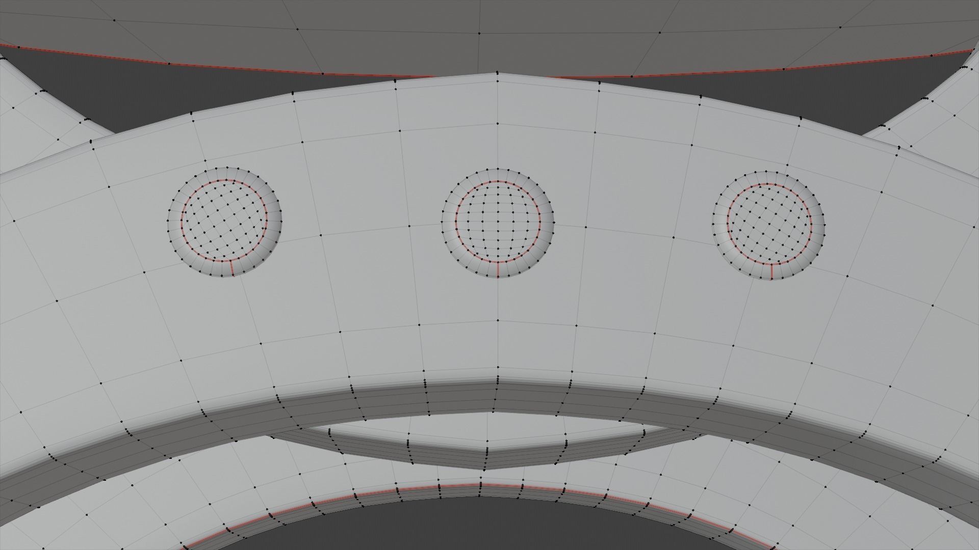 Modern glass table  3D model_11