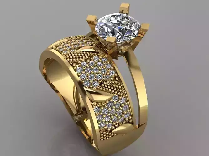 GC GOLD TW058- Diamond ring