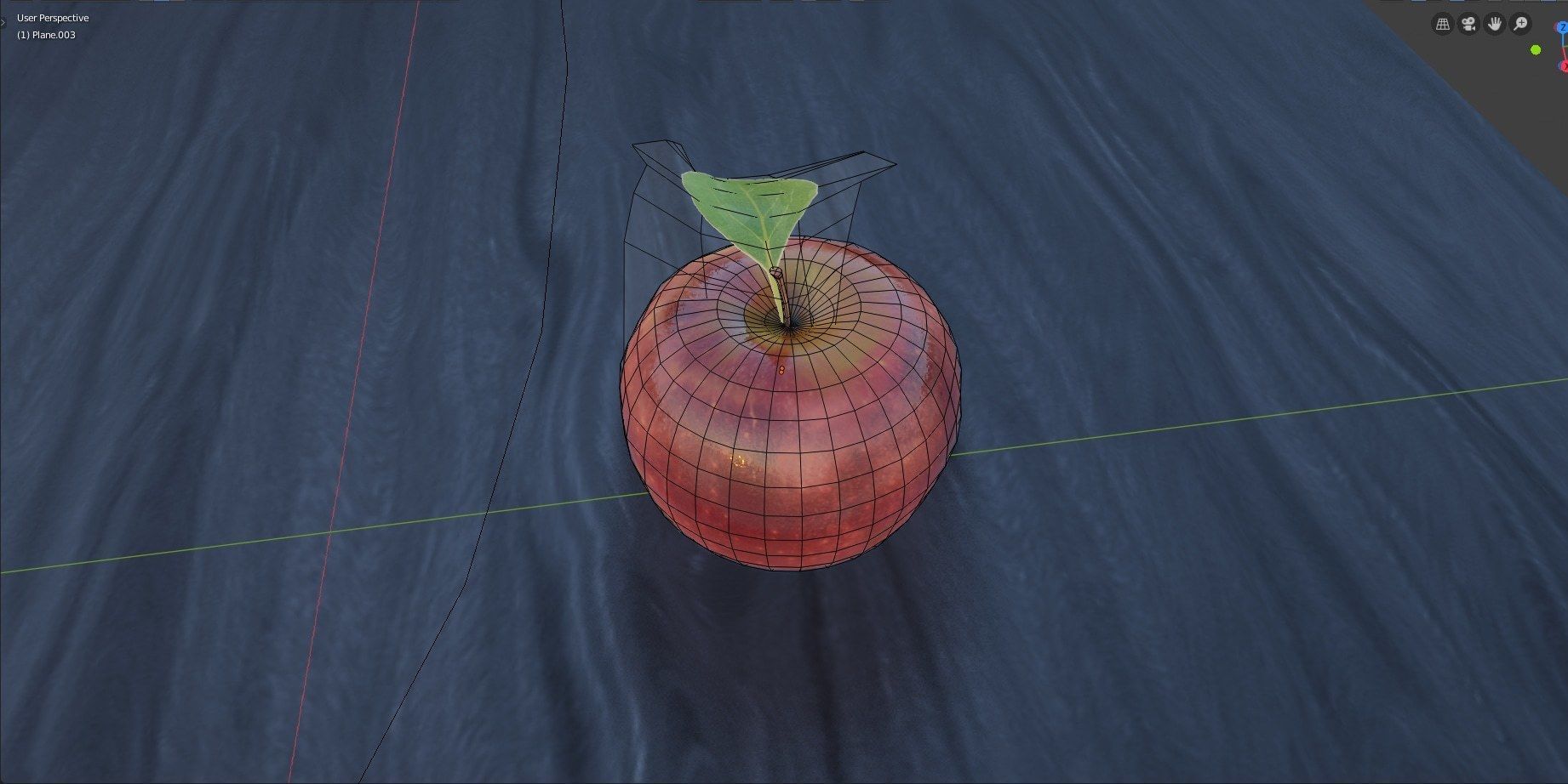 Apple  Fruit 3D model_3