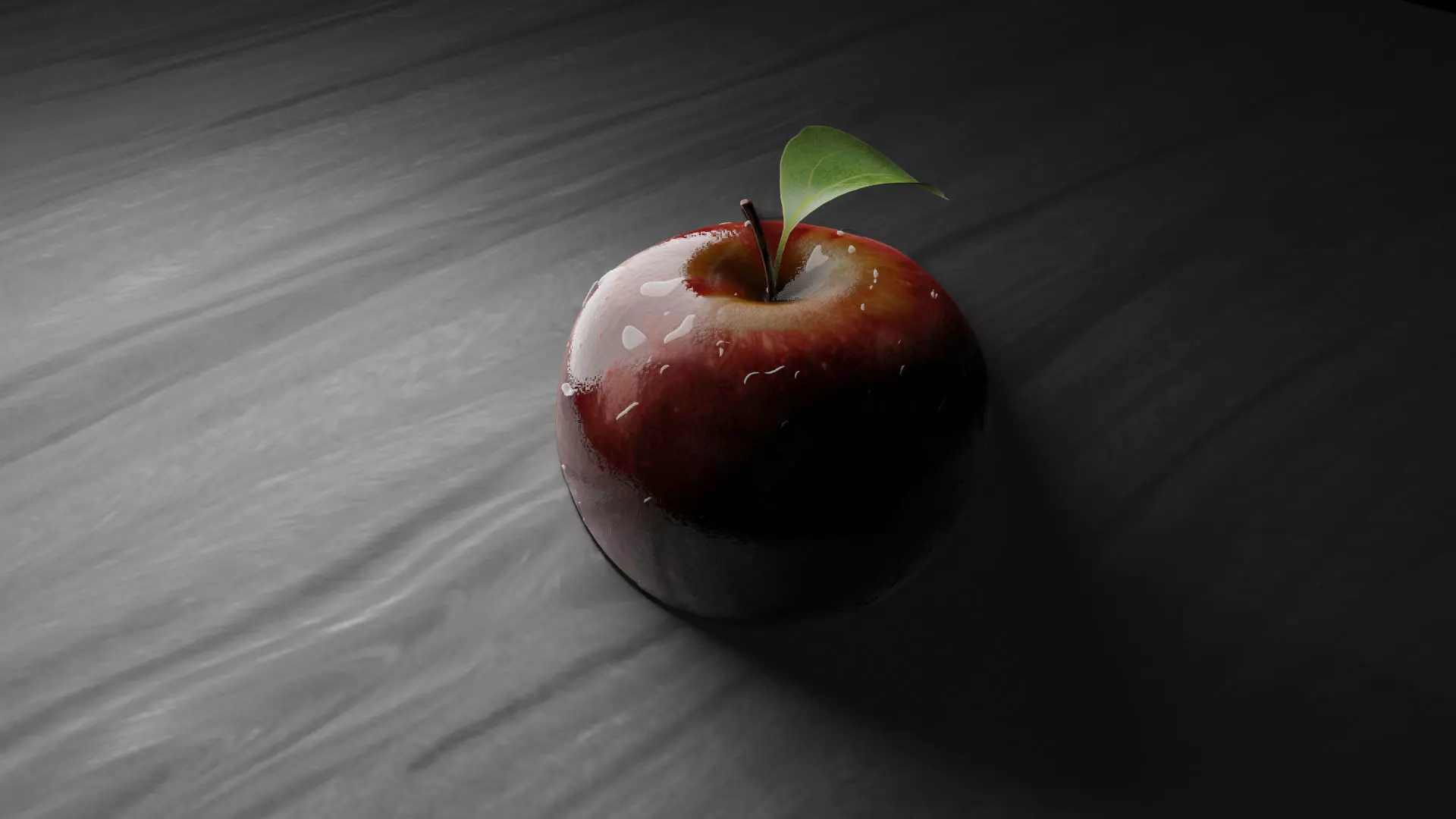 Apple  Fruit 3D model_0