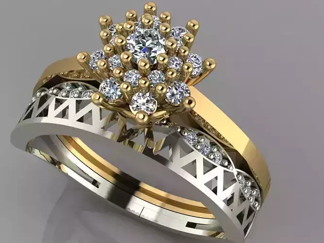 GC GOLD TW059- Diamond ring