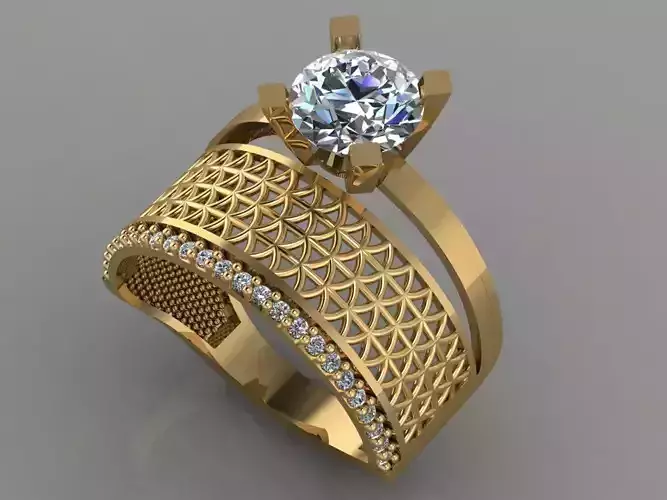 GC GOLD TW061- Diamond ring