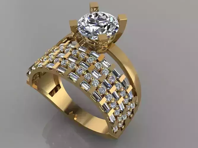 GC GOLD TW062- Diamond ring 