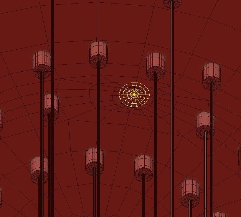 DESAFINADO chandelier with glass balls hanging from it 3D model_4